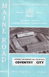 coventry home 1965 to 66 prog